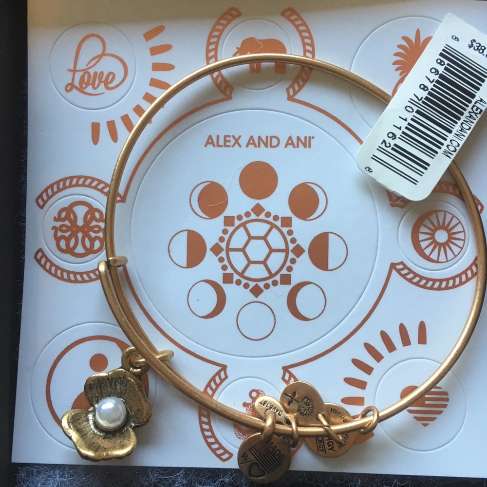 NWTCB Alex and Ani Oyster - Gold